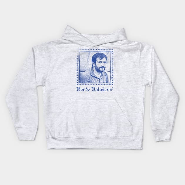 Đorđe Balašević / Serbian Singer Fan Art Design Kids Hoodie by DankFutura